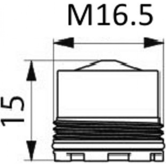 Aerators M16.5+atslēga, maisītājam UH00138, Herz