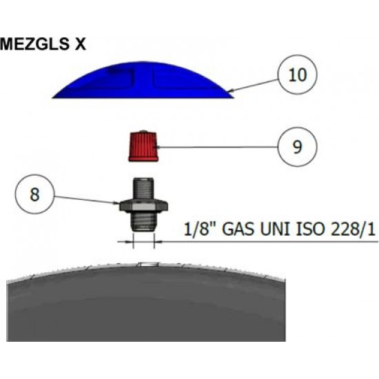 Multifunkc. spiediena tvertne DP-5 (5 gadi)