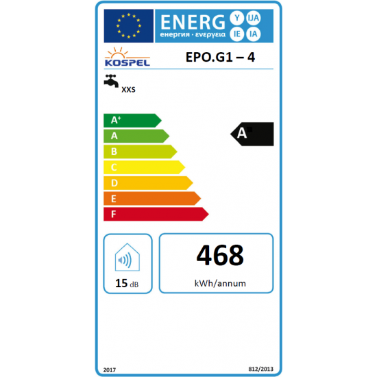 EPO.G-4 kW Amicus 230V/400V 2N virs izlietnes