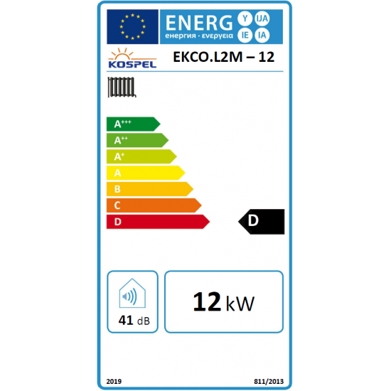 Elektriskais apkures katls EKCO.L2M-12 kW, 400V