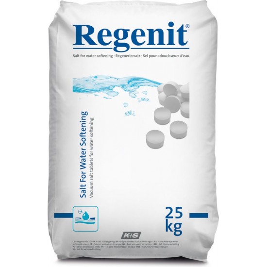 Sāls tabletes filtriem REGENIT 25kg (Vācija)