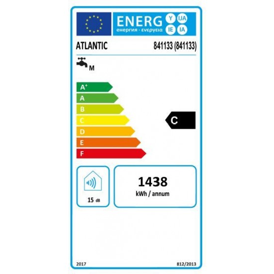 Ūdens sildītājs O'PRO SLIM V-50L 2000W Atlantic