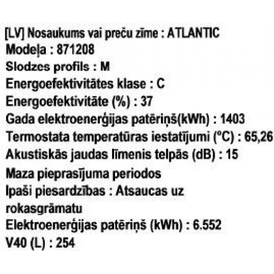 Ūdens sildītājs CUBE V-30L 1500W (sausais)