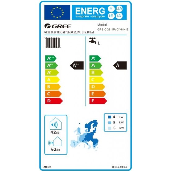 Iekšējais modulis Versati III DUAL, 6,0/5,7kW