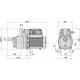 Daudzpakāpju ūdens sūknis META 1.35kW 230V Calpeda