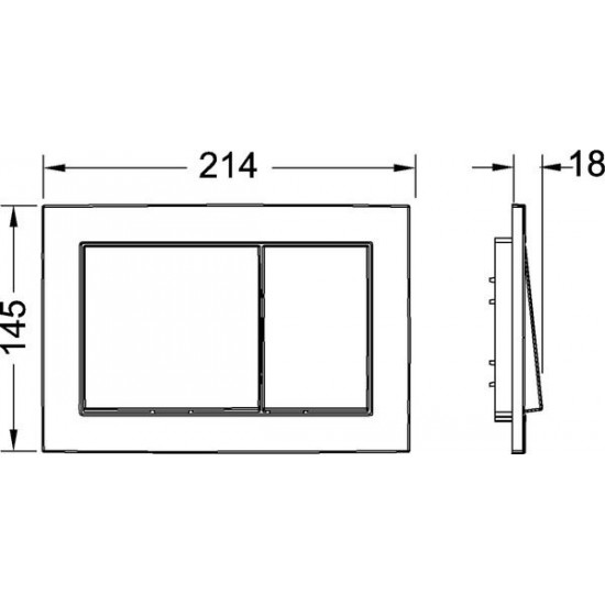 TECEbase WC moduļa komplekts (9400400) ar TECEbase