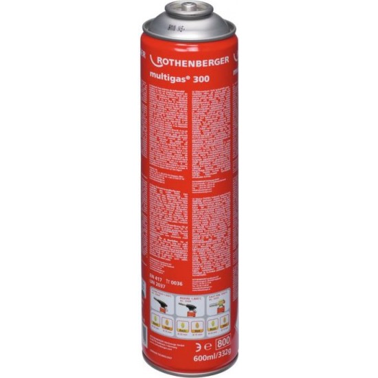 Gāzes bal. MULTIGAS 300 600ml