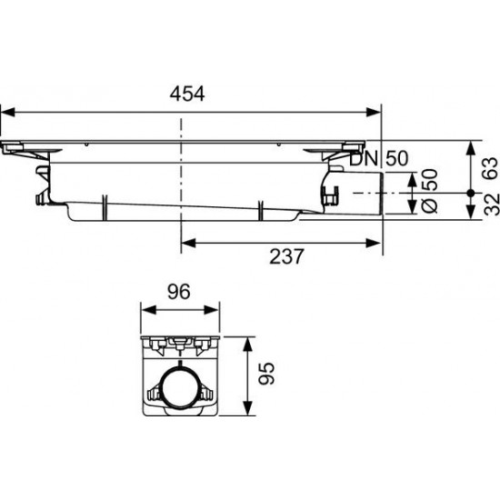 TECEdrainprofile sifons DN50 (673002)