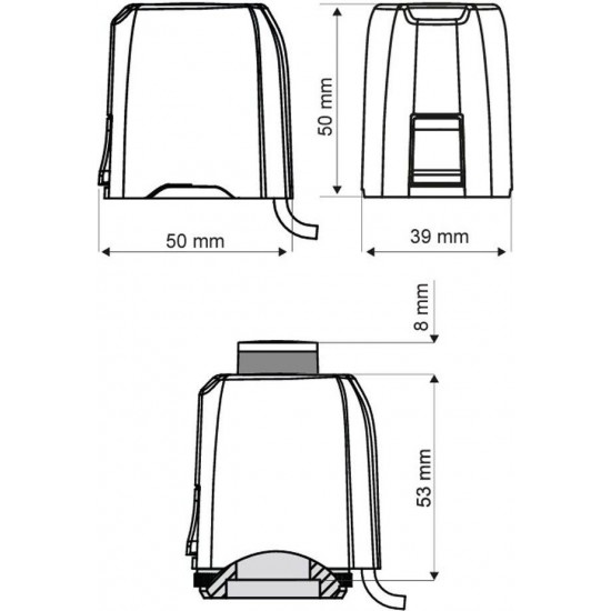 Smatrix/Vario izpildmeh. NC 24V 1W IP54, Uponor