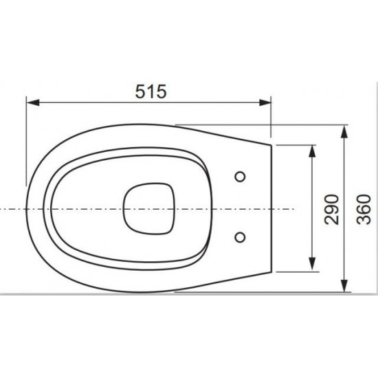 TECEbasic Rimless WC pods ar softclose vāku