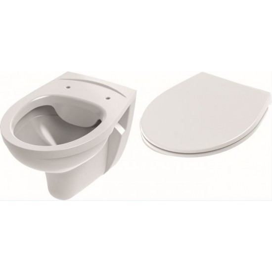 TECEbasic Rimless WC pods ar softclose vāku