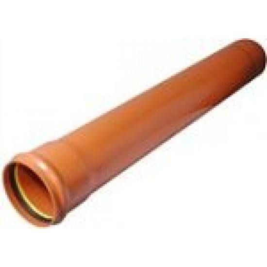 PVC caurule 160x4,7 T8; 6m PipeLife