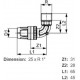 Push-fit līkums 1''ā x 25 TECE