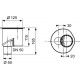 Sifons dušas kanālam,vert.1,3l/s DN50,h=115mm