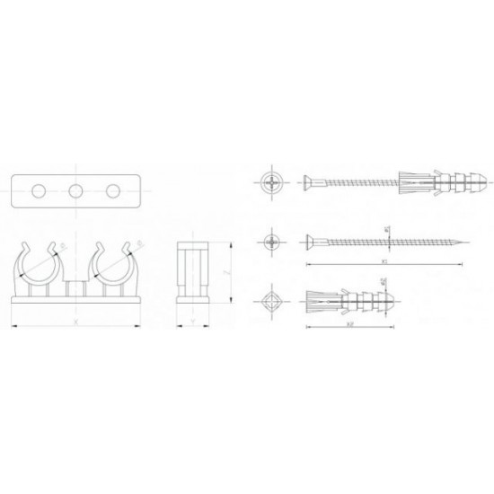 Neilona dubultklipsis 20-22mm TIA