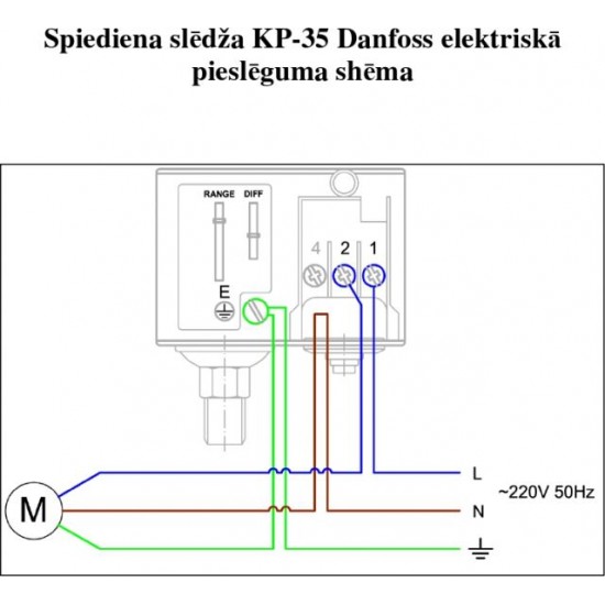 Spiediena relejs KP35 1/4