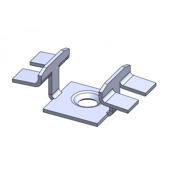 Starpdēļu klipsis no nerūsējošā tērauda Inowood terases dēļiem