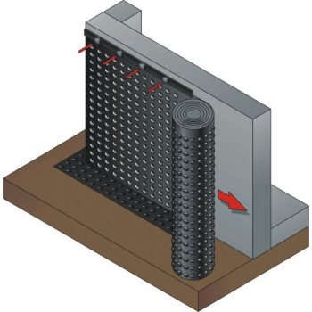 Ģeomembrāna StarkeDach Drain Confol Beta 400, 1x20m;