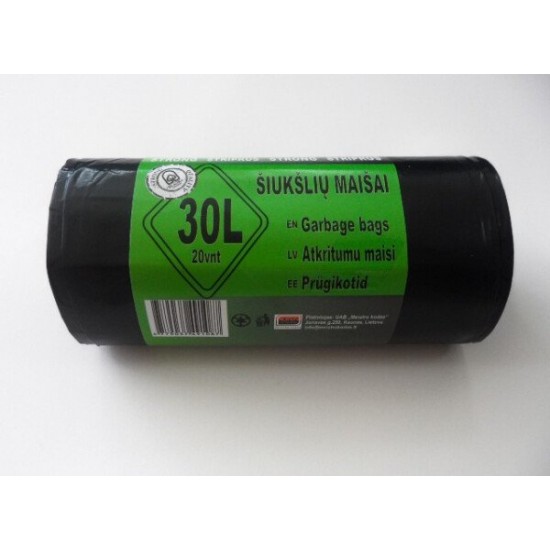 Atkritumu maiss 30L / 20 gab;