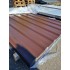 Metāla segums T18 E trapecveida, 0,40mm 2000x1185mm PS RAL8017 Brūns