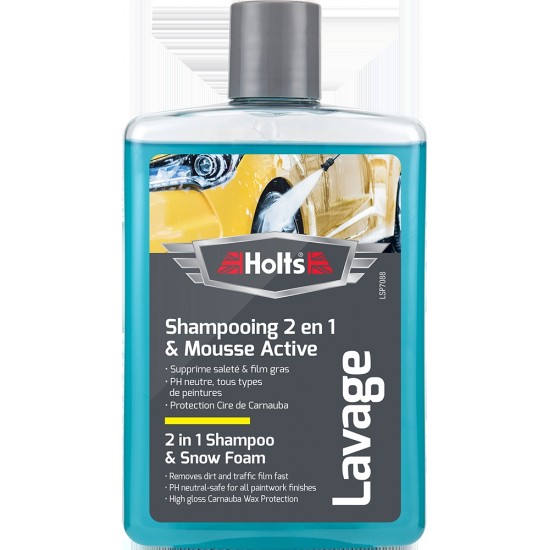 HOLTS Ultra šampūns + vasks 475ml
