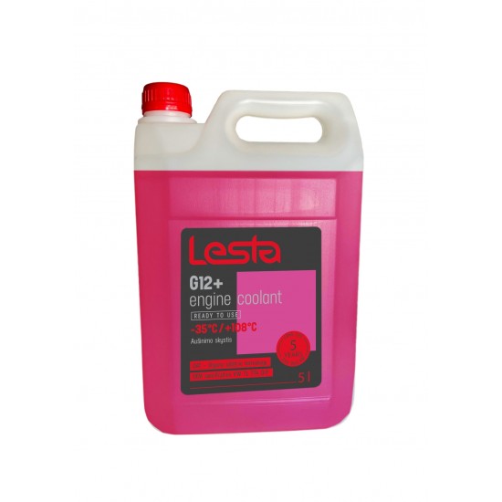 LESTA Antifrīzs G12 -35°C, 5L sarkans