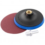 Slīpēšanas pamatne, līpošā, 125Ø, ar 8mm kātiņu