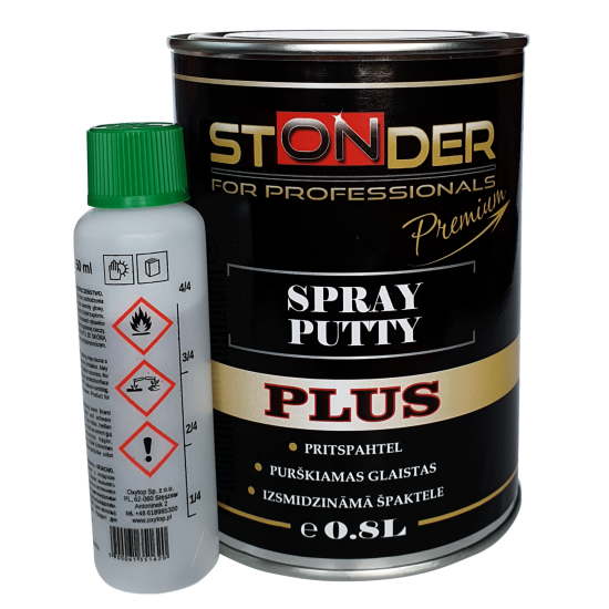 STONDER PLUS Izsmidzināmā špaktele 0,8L