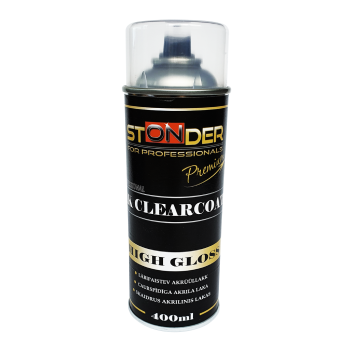 STONDER 1K caurspīdīga laka aeros. 400ml