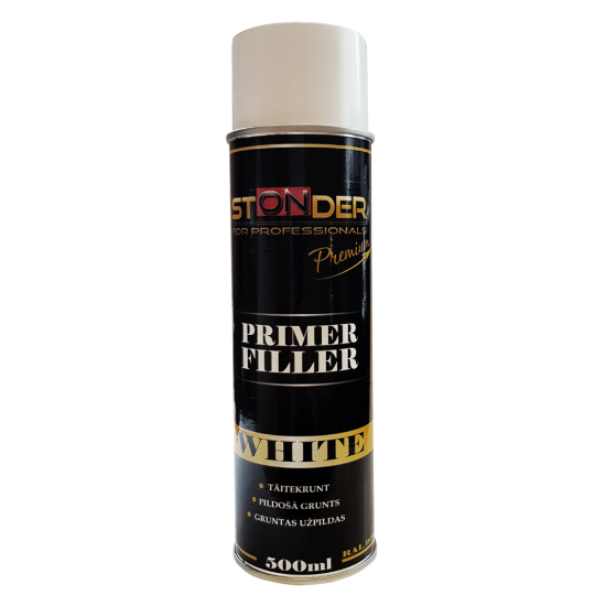 Balta grunts aerosolā 500ml (RAL9003)