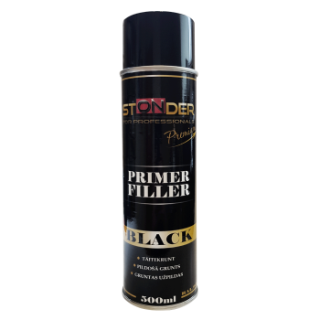 Melna grunts aerosolā 500ml (RAL9011)