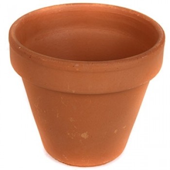 Puķu pods Standard d15x13.5cm māla, brūns