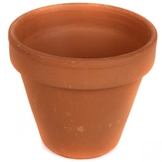 Puķu pods Standard d15x13.5cm māla, brūns