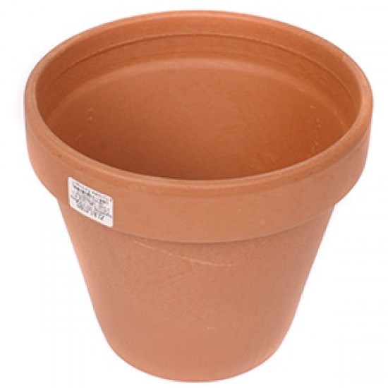 Puķu pods Standard d17xh15cm māla, brūns