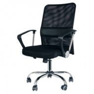 Biroja krēsls POLO 63x58xH95-106cm melns