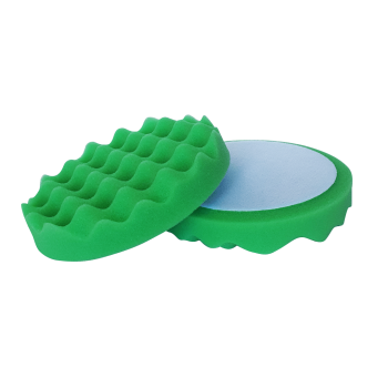 Pulēšanas ripa uz lipekļa D150mm, zaļa, plāna/rievota