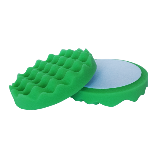 Pulēšanas ripa uz lipekļa D150mm, zaļa, plāna/rievota