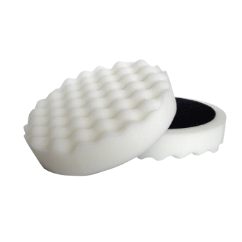 Pulēšanas ripa uz lipekļa Ø150mm, balta, rievota