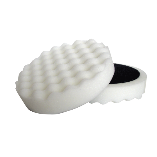 Pulēšanas ripa uz lipekļa Ø150mm, balta, rievota