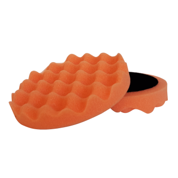 Pulēšanas ripa uz lipekļa Ø150mm, oranža, rievota