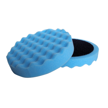 Pulēšanas ripa uz lipekļa Ø150mm, zila, rievota