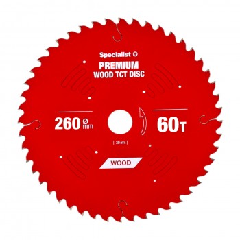 Griešanas disks 260x60Tx30mm, Wood PREMIUM, SPECIALIST+