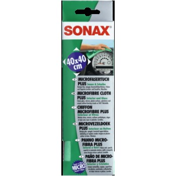 SONAX mikro šķiedras audums stikla un salona tīrīšanai