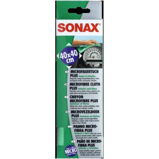 SONAX mikro šķiedras audums stikla un salona tīrīšanai