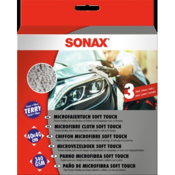 SONAX tīrīšanas drānas, microfibre cloth soft touch