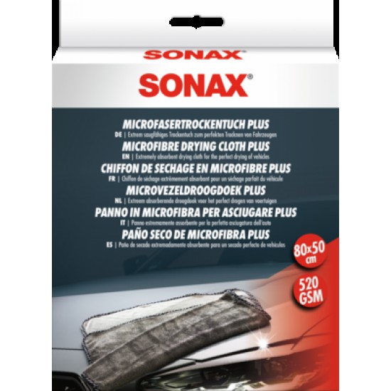 SONAX tīrīšanas drānas, microfibre drying cloth plus