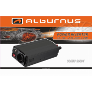 ALBURNUS jaudas pārveidošana 12v/220v 1x220v ar usb savienotāju