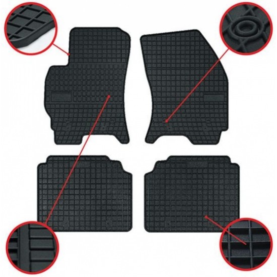 FROGUM gumijas paklājiņi eltoro vw passat b6 2005-2010, vw passat b7 2010-2014, vw passat cc 2008-2011, vw cc 2012-