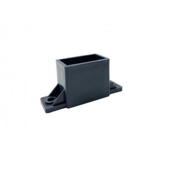 Horizontālā profila PVC turētājs 20x40 mm, pelēks