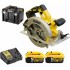 Ripzāģis DeWalt DCS570P2; 18V 2x5Ah